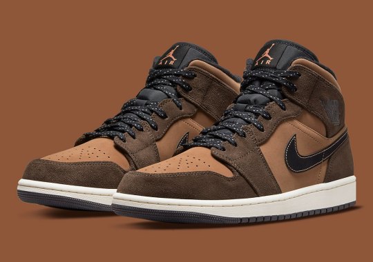 Read more about the article The Air Jordan 1 Mid Hits The Trail With Earthy Brown Color Scheme